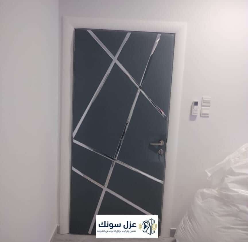 تركيب عازل صوت للباب الخشب في الدمام - عزل سونك