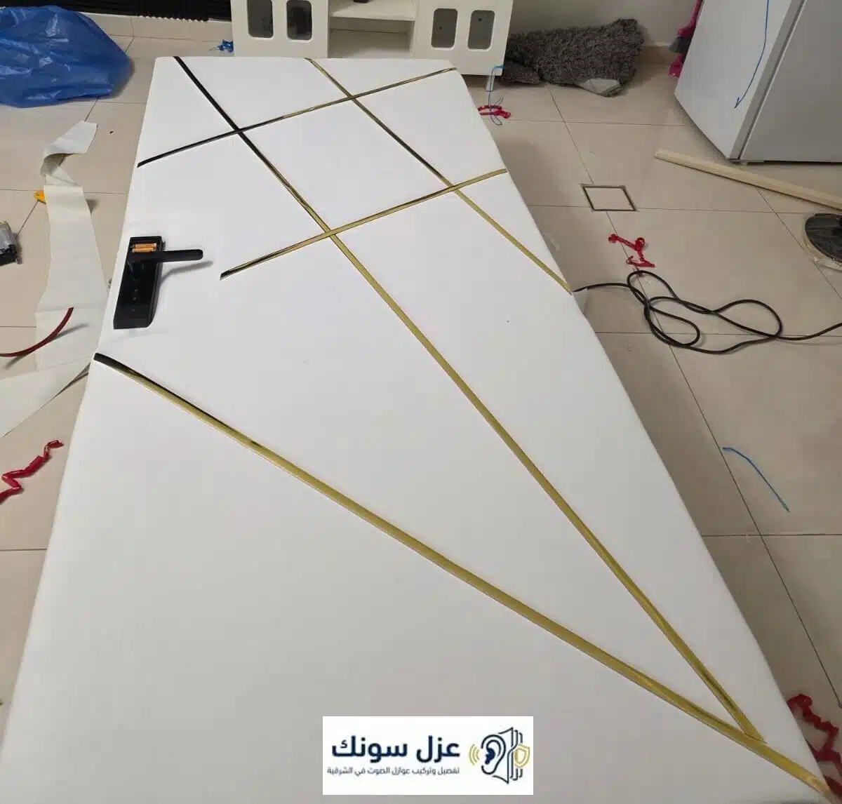 تركيب عازل صوت للباب - عزل سونك الخبر