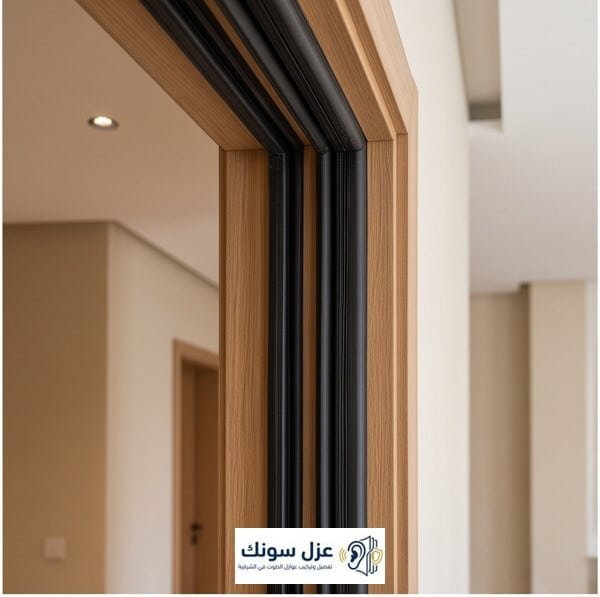 عازل صوت للباب الخشب في الأحساء - تفصيل وتركيب عزل سونك