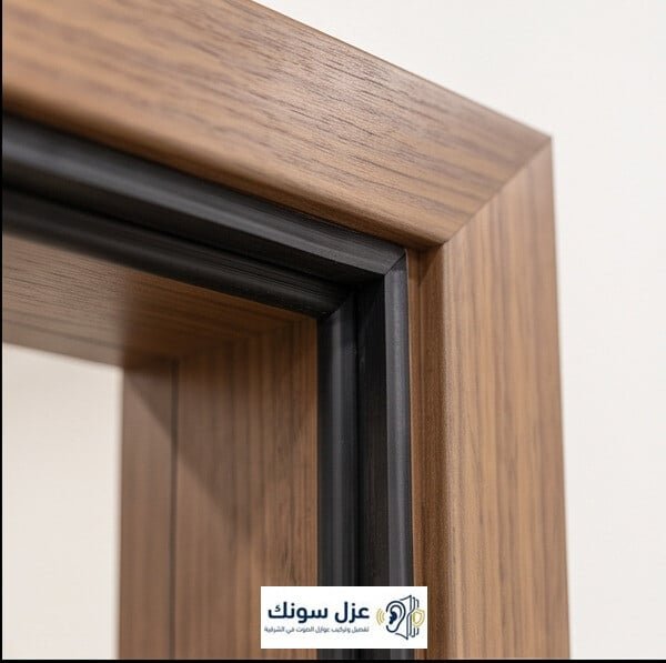 تركيب عازل صوت للباب الخشب في الجبيل - عزل سونك