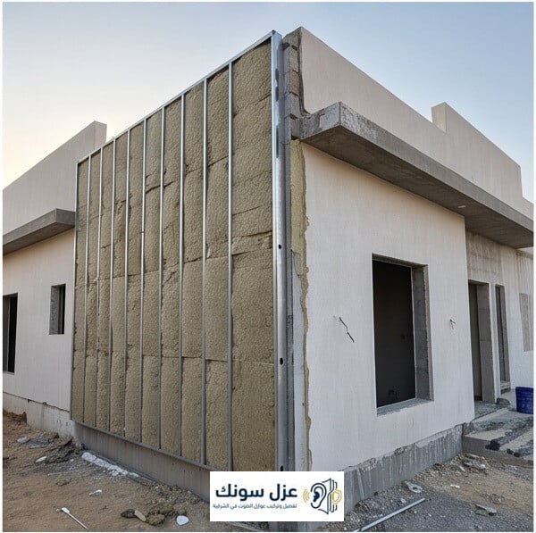 تركيب عازل صوت للجدران الأحساء - عزل سونك