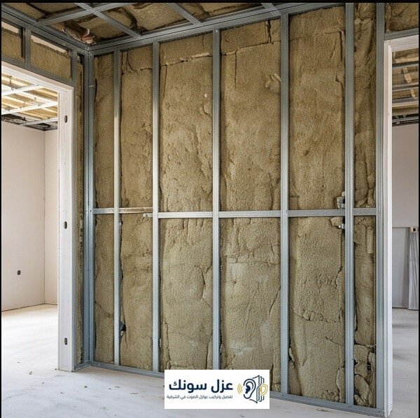 عازل صوت للجدران الداخلية في الجبيل - عزل سونك