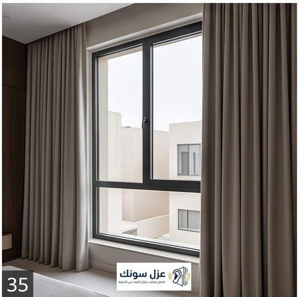 مشروع تركيب عازل صوت للشبابيك في الجبيل - عزل سونك